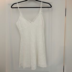 Urban outfitters white lace dress new with tags (NWT) size extra small.